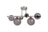 Rome Semi Flush Ceiling 4 Light